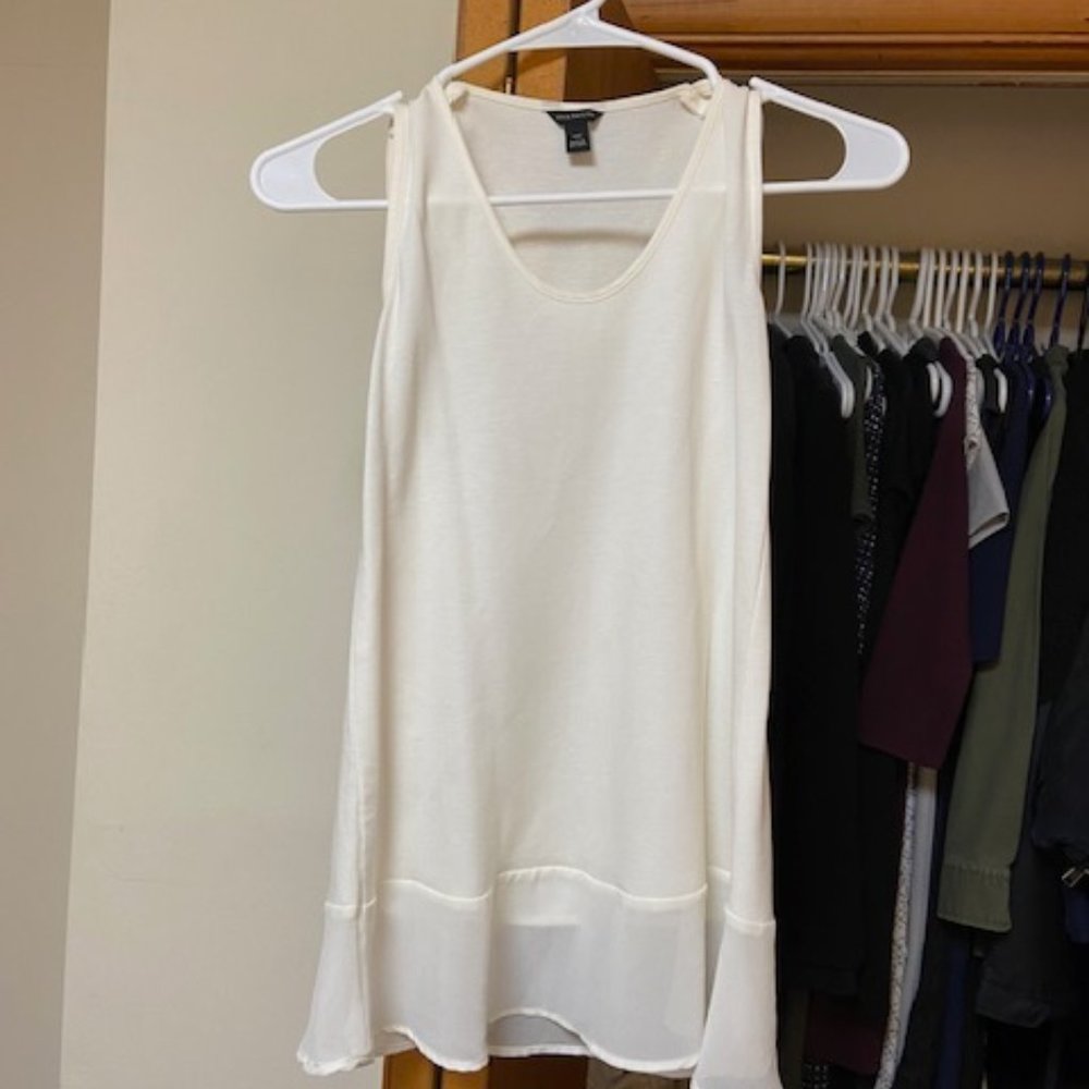 Ann Taylor XXS White Tank